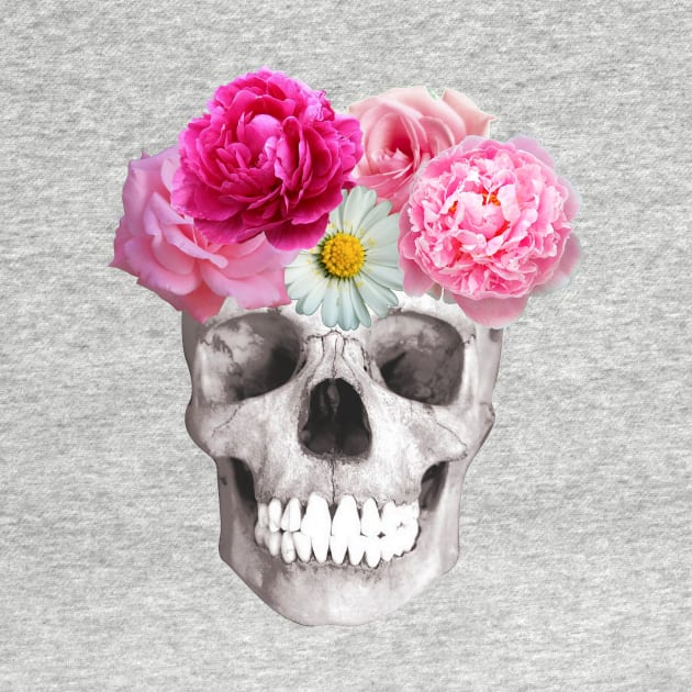 Flowered skull by ghjura